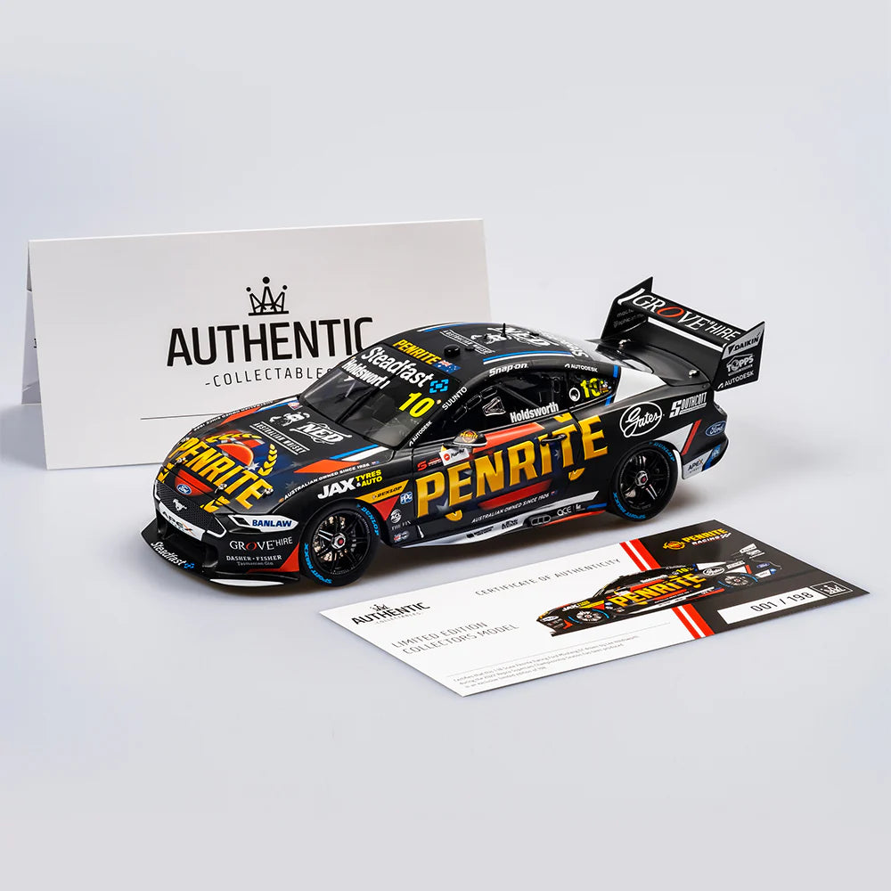 Lee Holdsworth - Penrite Racing #10 Ford Mustang GT - 2022 Repco Supercars Championship Season - 1:18 Scale Diecast Model - AUTHENTIC COLLECTABLES