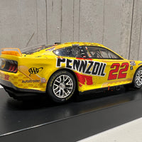 JOEY LOGANO 2022 PENNZOIL LAS VEGAS RACED WIN 1:24 ELITE DIECAST