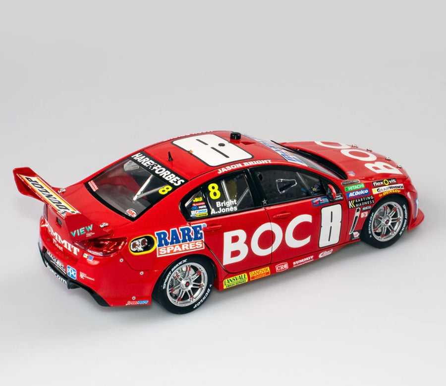 Team BOC #8 Holden VF Commodore Supercar 2016 Sandown 500 Retro Livery - 1:18 Scale Diecast Model - Authentic Collectables