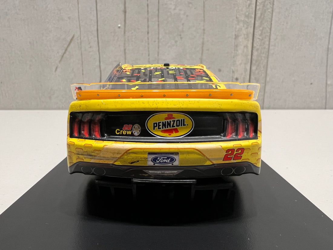 JOEY LOGANO 2022 PENNZOIL LAS VEGAS RACED WIN 1:24 ELITE DIECAST