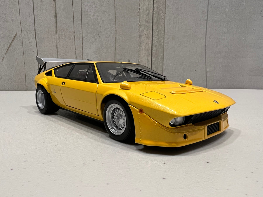 Lamborghini Urraco Rally - Yellow Pearl - 1:18 Scale Diecast Model Car - Kyosho