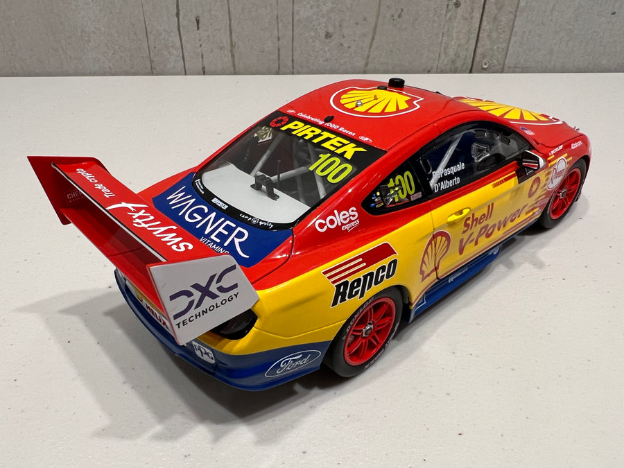 Anton De Pasquale / Tony D'Alberto 1:18 Shell V-Power Racing Team #100 Ford Mustang GT - 2022 Repco Bathurst 1000 (DJR 1000 Races Livery) - Authentic Collectables  - RRP $275 NOW $225