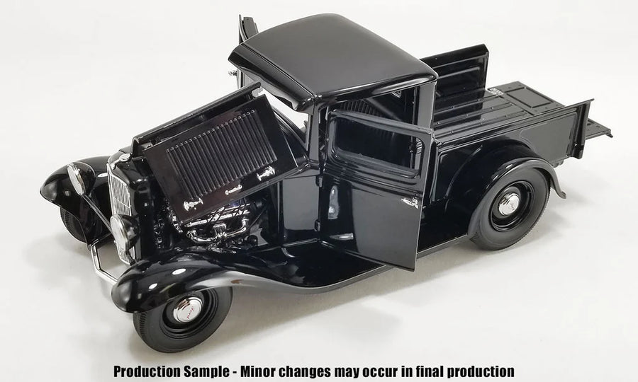 1932 Ford Pickup Hot Rod - Black Beauty - 1:18 Scale Diecast Model - ACME