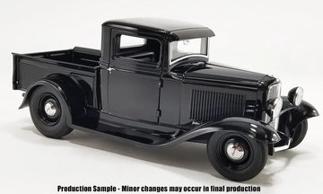 1932 Ford Pickup Hot Rod - Black Beauty - 1:18 Scale Diecast Model - ACME