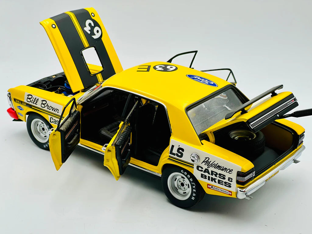 1971 Bill Brown Bathurst Roll Over Car - Ford XY Falcon - 1:18 Scale Diecast Model - AUTOart