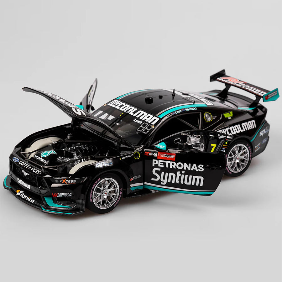 Jake Kostecki / Aaron Love - Blanchard Racing Team #7 Ford Mustang GT - 2023 Bathurst 1000 Wildcard Livery - 1:18 Scale Diecast Model - Authentic Collectables