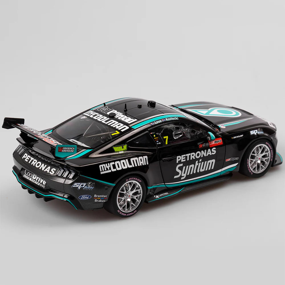 Jake Kostecki / Aaron Love - Blanchard Racing Team #7 Ford Mustang GT - 2023 Bathurst 1000 Wildcard Livery - 1:18 Scale Diecast Model - Authentic Collectables