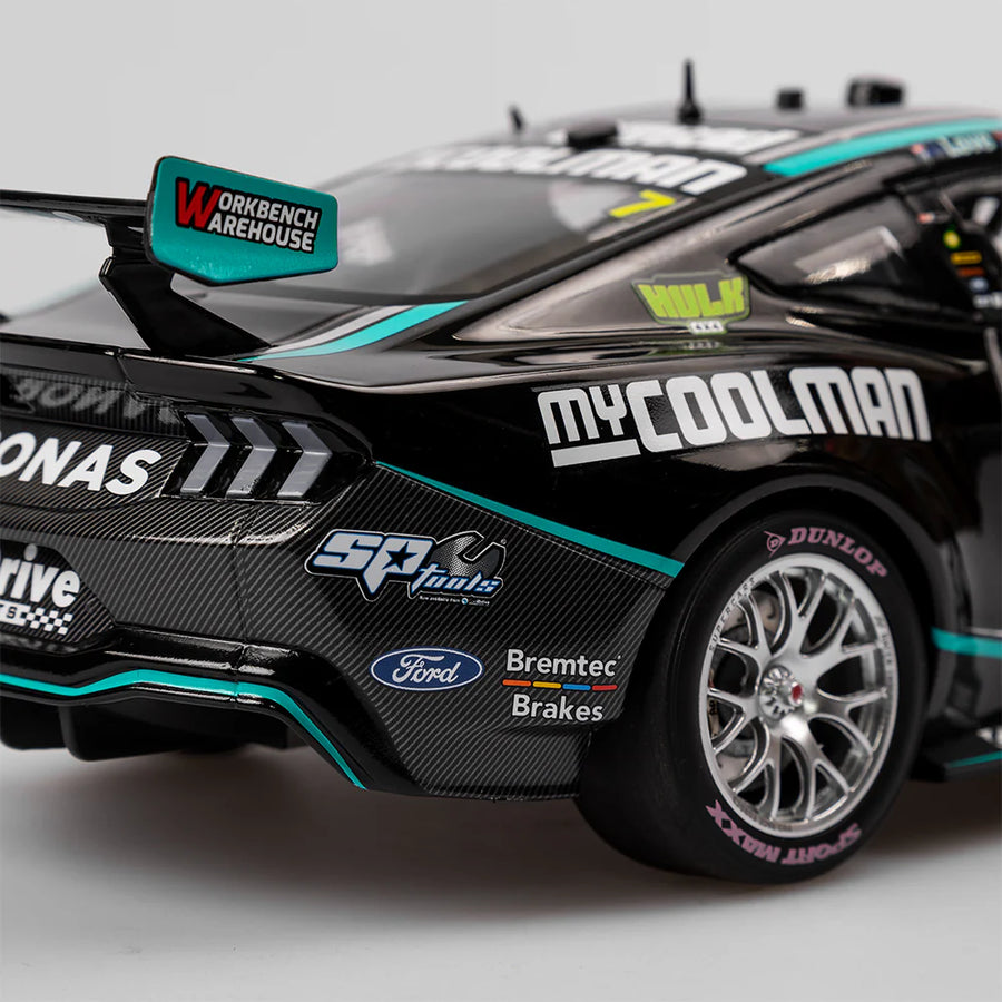 Jake Kostecki / Aaron Love - Blanchard Racing Team #7 Ford Mustang GT - 2023 Bathurst 1000 Wildcard Livery - 1:18 Scale Diecast Model - Authentic Collectables