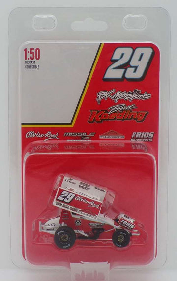 BUD KAEDING 2024 MISSILE MOTORSPORTS - 1:50 SPRINT CAR DIECAST MODEL