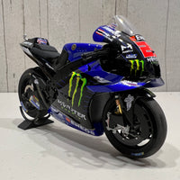 FABIO QUARATAGO 2021 YAMAHA YZR M1 MONSTER ENERGY YAMAHA 1:12 MOTOGP WORLD CHAMPION DIECAST MODEL