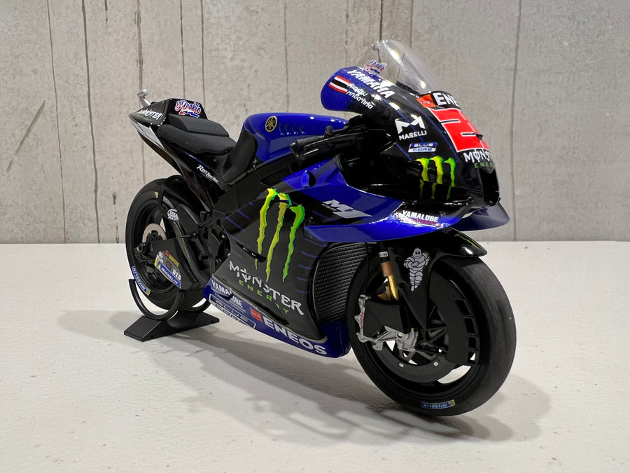 FABIO QUARATAGO 2021 YAMAHA YZR M1 MONSTER ENERGY YAMAHA 1:12 MOTOGP WORLD CHAMPION DIECAST MODEL