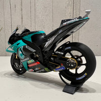 VALENTINO ROSSI 2021 TEAM PETRONAS YAMAHA  YZR-M1 SRT QATAR TEST 1:12 DIECAST MODEL