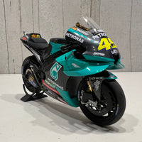 VALENTINO ROSSI 2021 YAMAHA YZR-M1 -TEAM PETRONAS YAMAHA SRT - 1:12 MOTOGP 2021 DIECAST MODEL