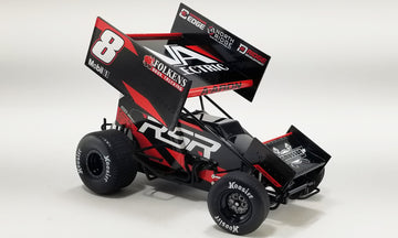 2023 #8 RSR SPRINT CAR - AARON REUTZEL - 1:18 SCALE DIECAST