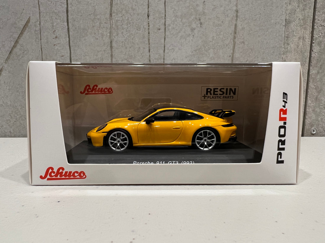 Porsche 992 GT3 Signal Yellow - 1:43 Scale Resin Model Car - Spark