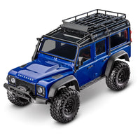 TRAXXAS 1:18 TRX-4M LAND ROVER DEFENDER SCALE AND TRAIL CRAWLER BLUE