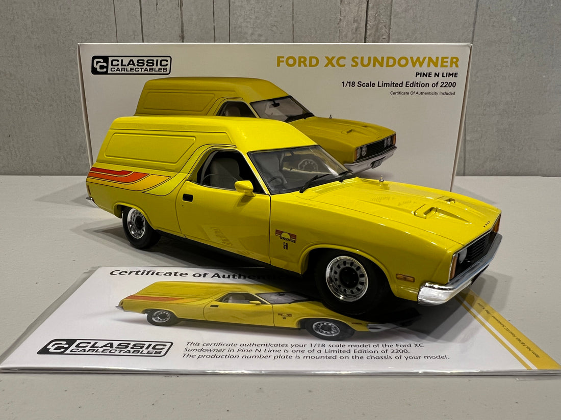 FORD XC SUNDOWNER PINE 'N' LIME 1:18 DIECAST MODEL