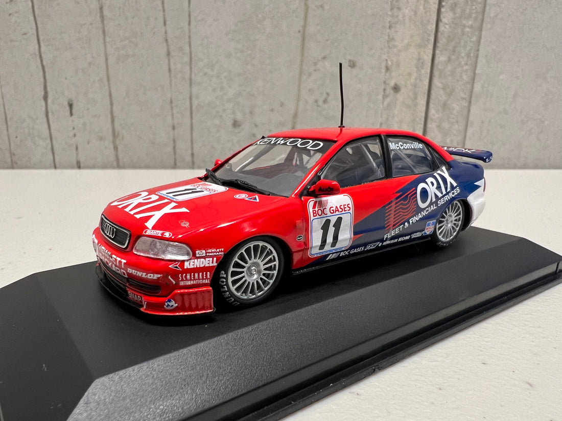 Cameron McConville #11 Team Orix Audi A4 Quatro 1997 Australian Super Touring Series - 1:43 Scale Diecast Model - MINICHAMPS