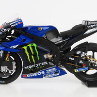 FABIO QUARATAGO 2021 YAMAHA YZR M1 MONSTER ENERGY YAMAHA 1:12 MOTOGP WORLD CHAMPION DIECAST MODEL