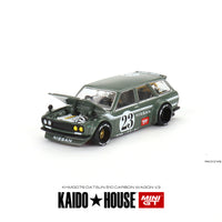 *PRE-ORDER* Datsun KAIDO 510 Wagon CARBON FIBER V3 - 1:64 Scale Diecast Model - Mini GT