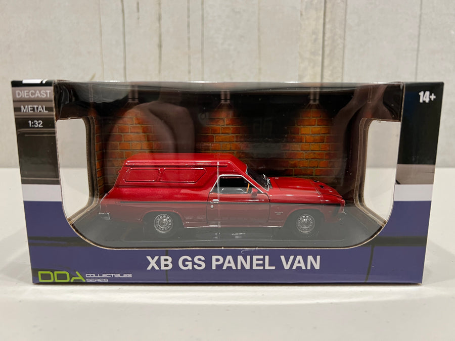 Red XB GS Ford Panel Van - 1:32 Scale Diecast Model