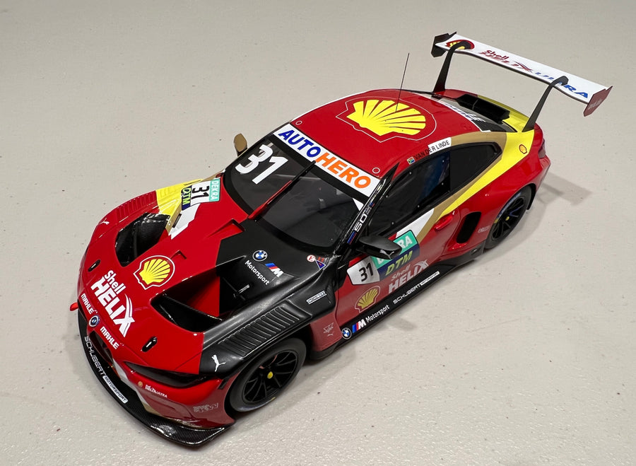 BMW M4 GT3 #31 Schubert Motorsport 2022 DTM Lausitzring Winner - 1:18 Scale Resin Model Car - Topspeed