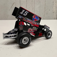 2022 #15 SAGE / CARQUEST SPRINT CAR - DONNY SCHATZ 1:50 SCALE DIECAST - CHROME - TEAM EXECUTIVE