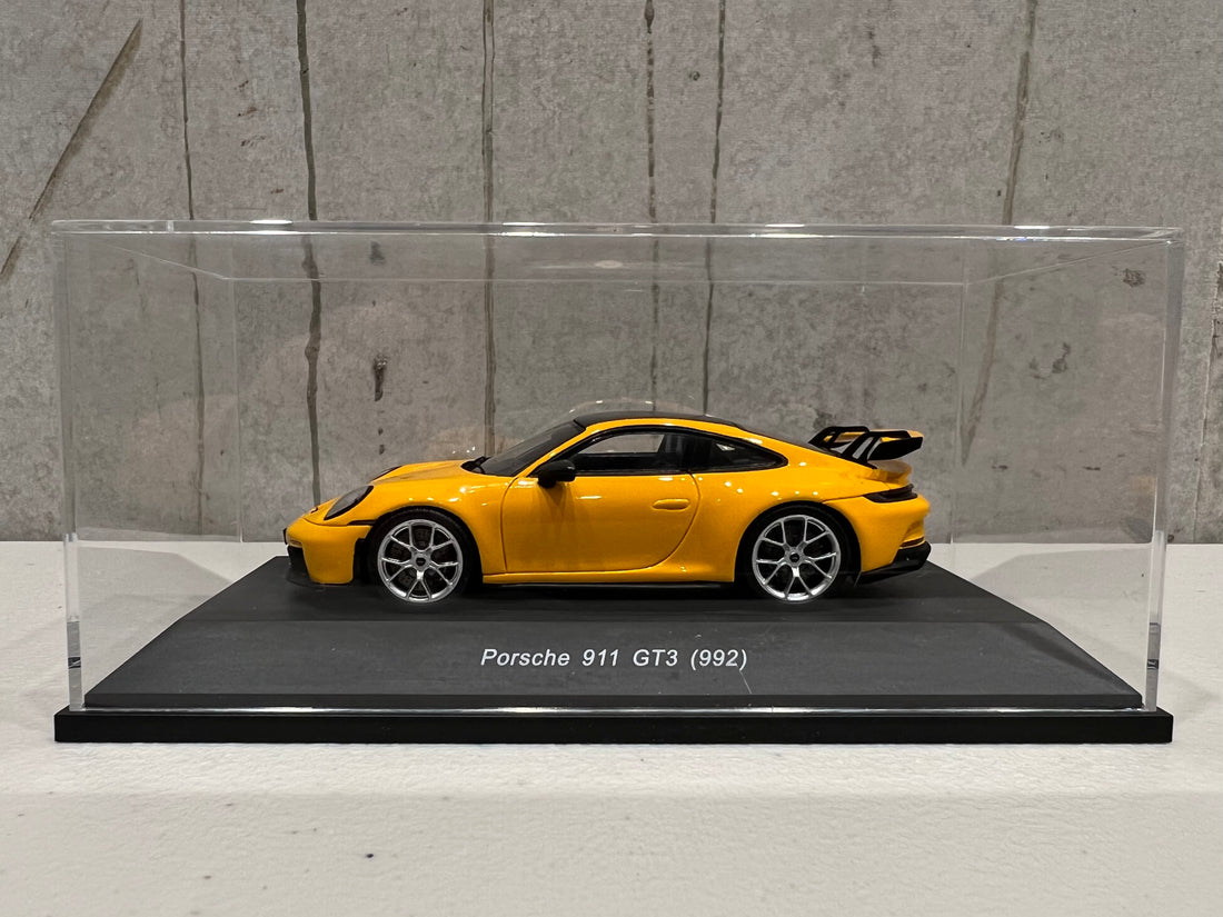 Porsche 992 GT3 Signal Yellow - 1:43 Scale Resin Model Car - Spark