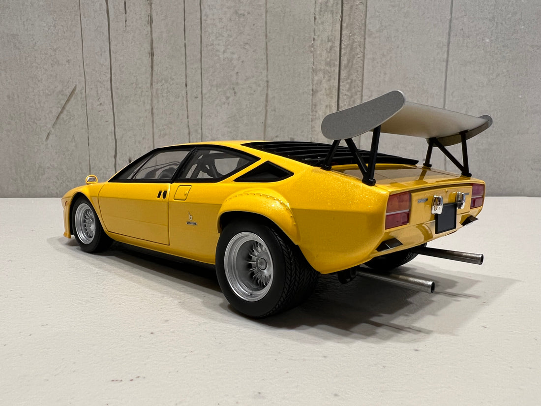 Lamborghini Urraco Rally - Yellow Pearl - 1:18 Scale Diecast Model Car - Kyosho