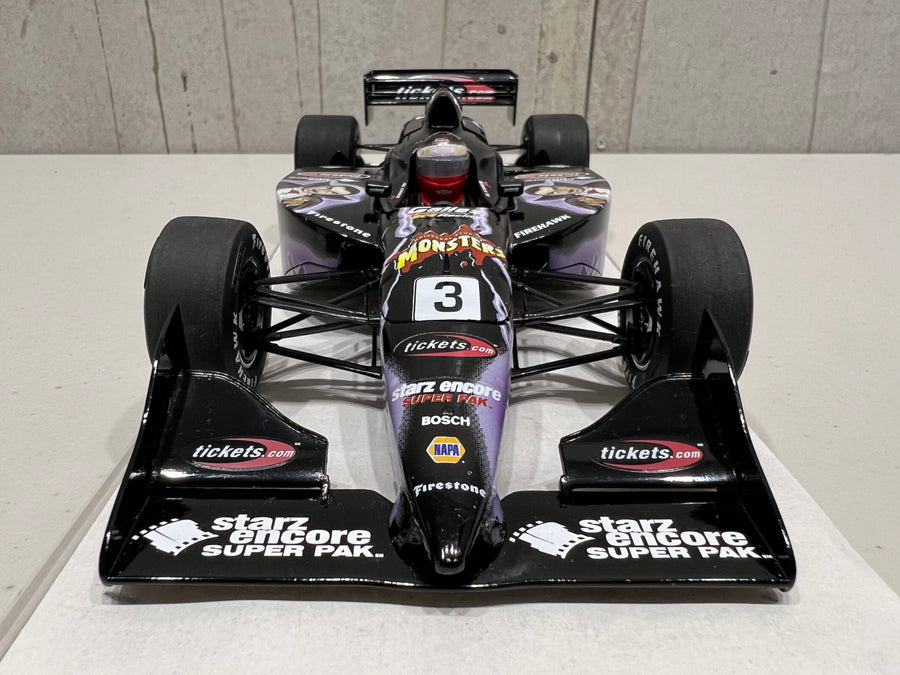 AL UNSER JR #3 UNIVERSAL STUDIOS MONSTERS - 1:18 SCALE DIECAST INDY CAR 1 OF 1416 - ACTION