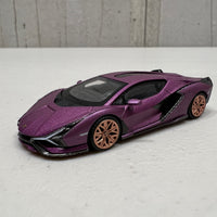 Lamborghini Sián FKP 37 Matte Viola SE30 - HK Exclusive - 1:64 Scale Diecast Model - Mini GT