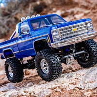 TRAXXAS TRX-4M CHEVROLET K10 HIGH TRAIL EDITION - BLUE - 1:18 SCALE