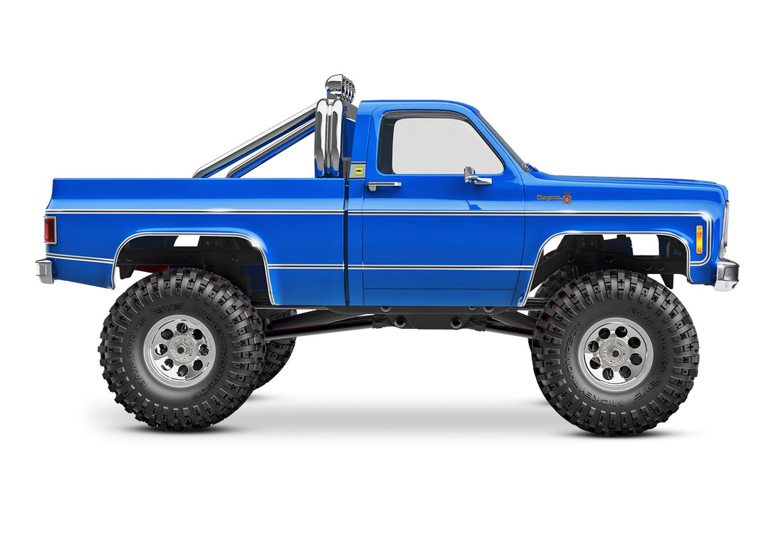 TRAXXAS TRX-4M CHEVROLET K10 HIGH TRAIL EDITION - BLUE - 1:18 SCALE