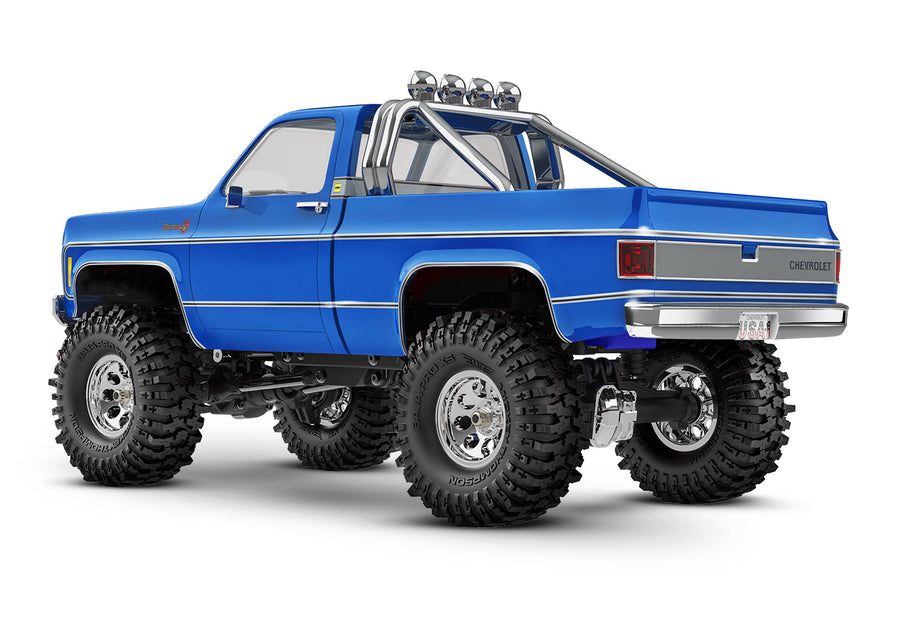 TRAXXAS TRX-4M CHEVROLET K10 HIGH TRAIL EDITION - BLUE - 1:18 SCALE