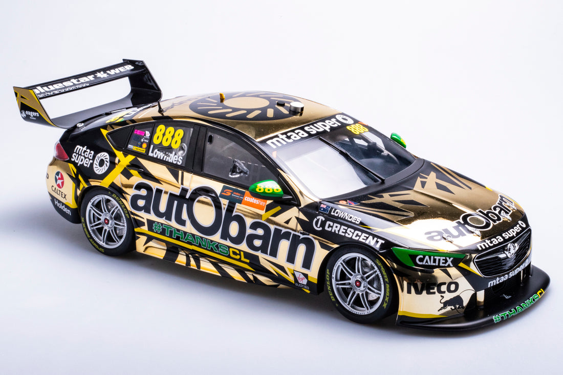 HOLDEN ZB COMMODORE AUTOBARN LOWNDES RACING #888 - LOWNDES - 2018 NEWCASTLE 500  "LOWNDES FINAL RACE" - 1:18 SCALE DIECAST MODEL - BIANTE - RRP $319 NOW $279