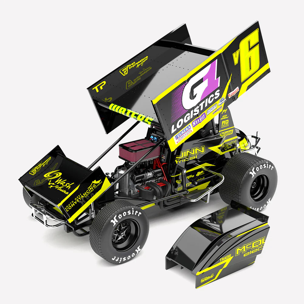 *PRE-ORDER* Cam Waters - Chief Racing #V6 Sprintcar - 2022/2023 Season - 1:18 Scale Diecast Model - AUTHENTIC COLLECTABLES