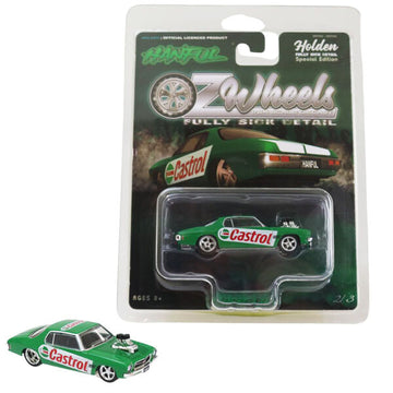 OZ WHEELS - Castrol Hanful Monaro Fully Sick Detail In Protector - 1:64 Scale Diecast Model