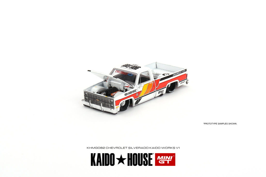 *PRE-ORDER* Chevrolet Silverado KAIDO WORKS V1 - 1:64 Scale Diecast Model - Mini GT