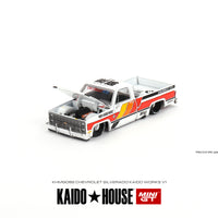 *PRE-ORDER* Chevrolet Silverado KAIDO WORKS V1 - 1:64 Scale Diecast Model - Mini GT