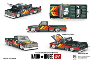 *PRE-ORDER* Chevrolet Silverado KAIDO WORKS V3 - 1:64 Scale Diecast Model - MINI GT