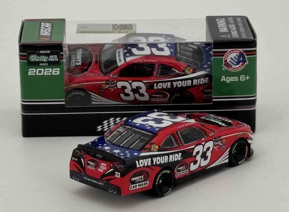 CLEETUS MCFARLAND 2026 TOMMY'S EXPRESS CAR WASH 1:64 SCALE ARC DIECAST