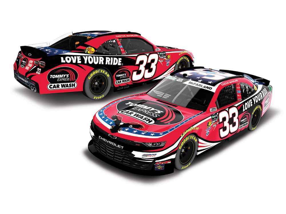 *PRE-ORDER* CLEETUS MCFARLAND 2026 TOMMY'S EXPRESS CAR WASH 1:64 SCALE ARC DIECAST