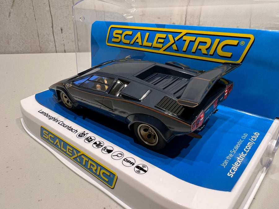 Scalextric Lamborghini Countach Blue and Gold