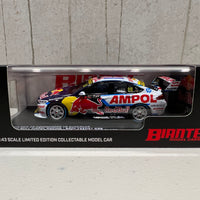 HOLDEN ZB COMMODORE - RED BULL  AMPOL RACING - BROC FEENEY #88 -  NED Whisky Tasmania Supersprint Race  4 RUNNER-UP - 1:43 Scale