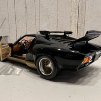 Lamborghini Miura SVR - Black/Gold - 1:18 Scale Diecast Model Car -Kyosho