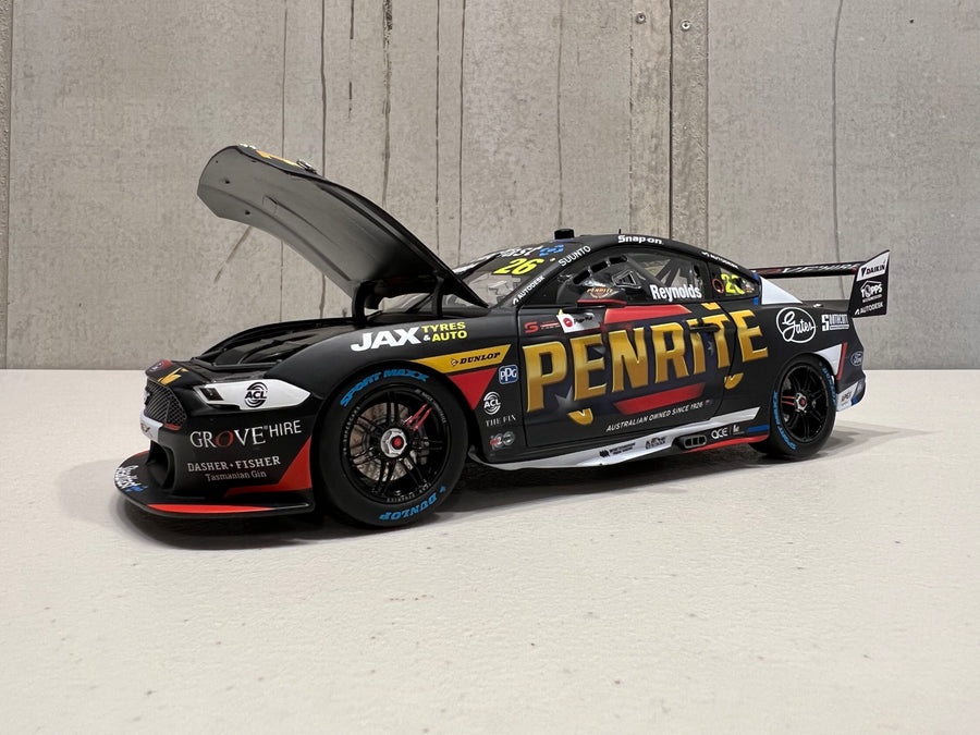 David Reynolds - Penrite Racing #26 Ford Mustang GT - 2022 Repco Supercars Championship Season - 1:18 Scale Diecast Model - AUTHENTIC COLLECTABLES