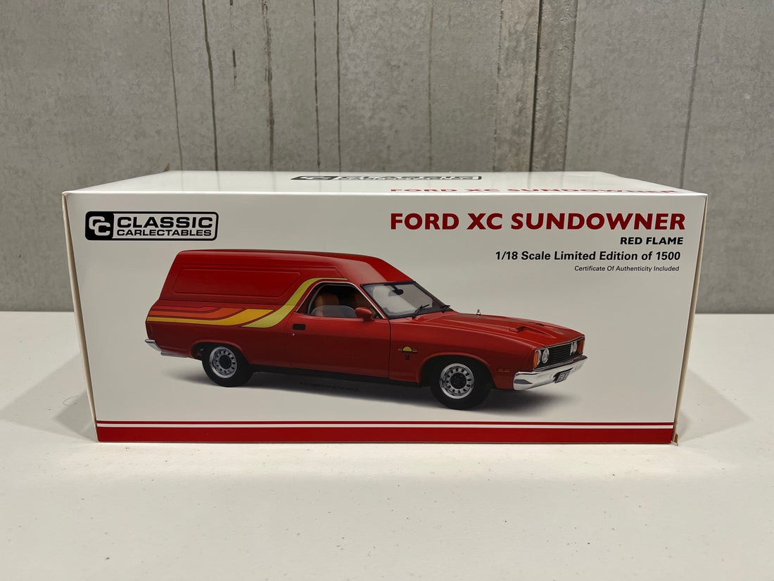 FORD XC SUNDOWNER RED FLAME - 1:18 DIECAST MODEL- RRP $299 NOW $249.99