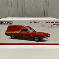 FORD XC SUNDOWNER RED FLAME - 1:18 DIECAST MODEL- RRP $299 NOW $249.99