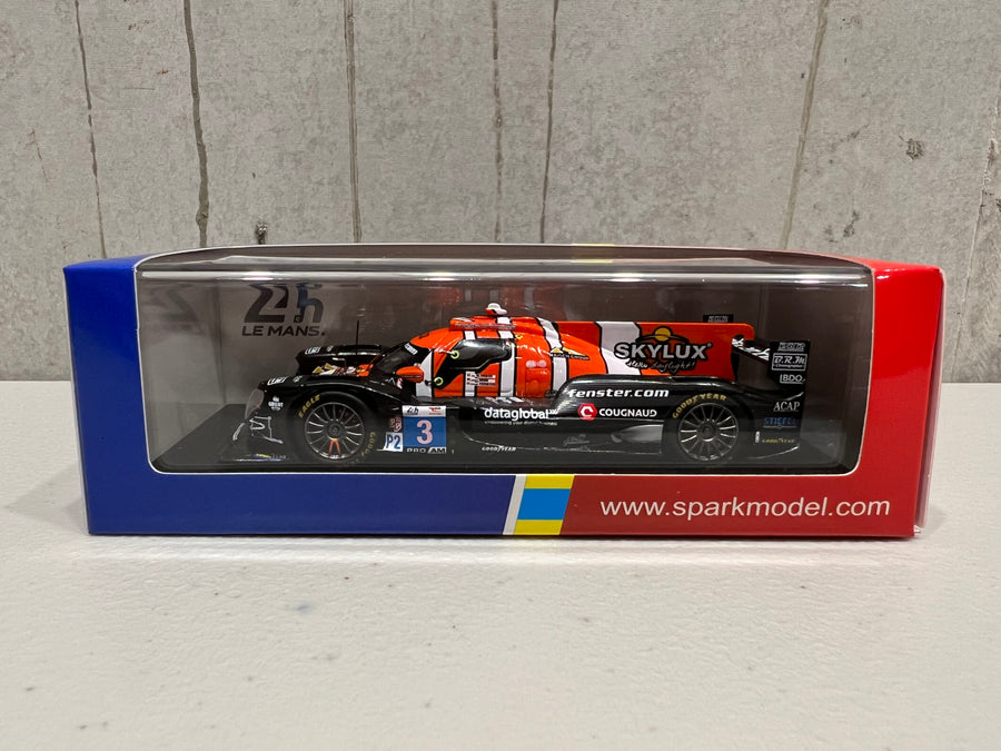 Oreca 07 - Gibson No.3 DKR Engineering - 24H Le Mans 2022 - L. Hörr - J. Glorieux - A. Cougnaud - 1:43 Scale Resin Model Car - Spark