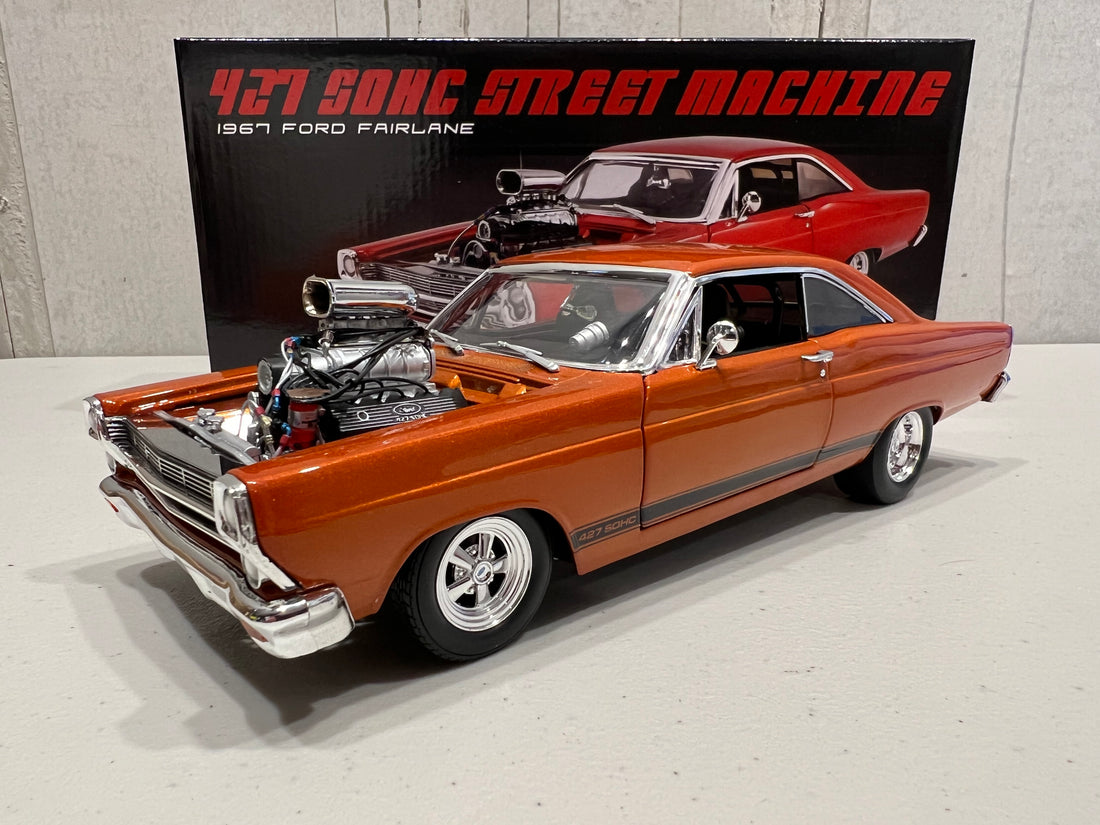 1967 FORD FAIRLANE BLOWN 427 SOHC STREET MACHINE - 1:18 SCALE DIECAST MODEL - ACME